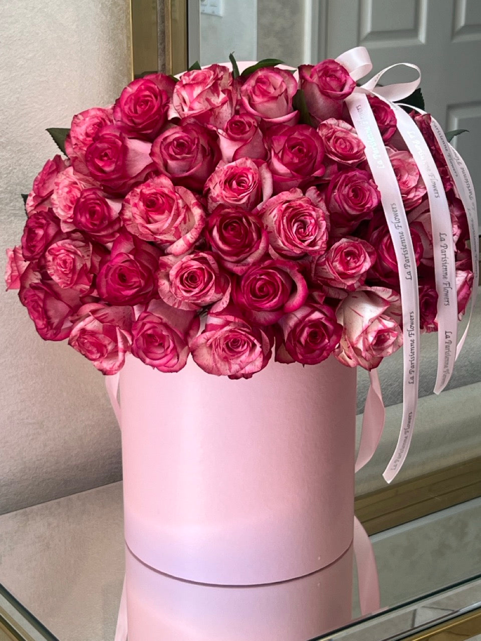 Pink Hydrangea & Rose Bouquet - FlowerStop LA