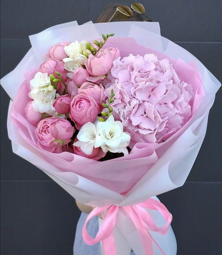 Blush Pink & White Bloom Bouquet - FlowerStop LA