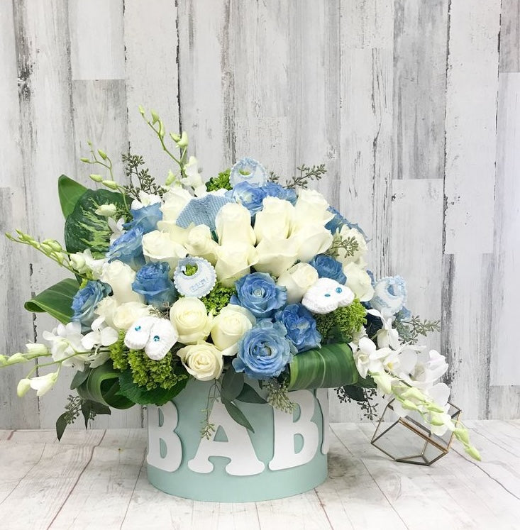Baby Boy Welcome Box - FlowerStop LA
