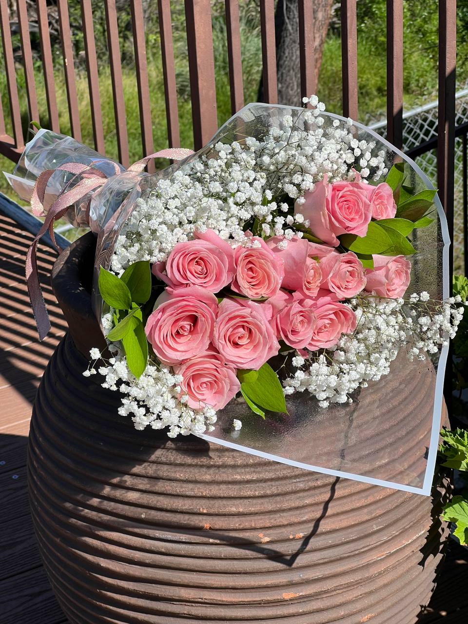 Sweet Pink Rose Bundle - FlowerStop LA