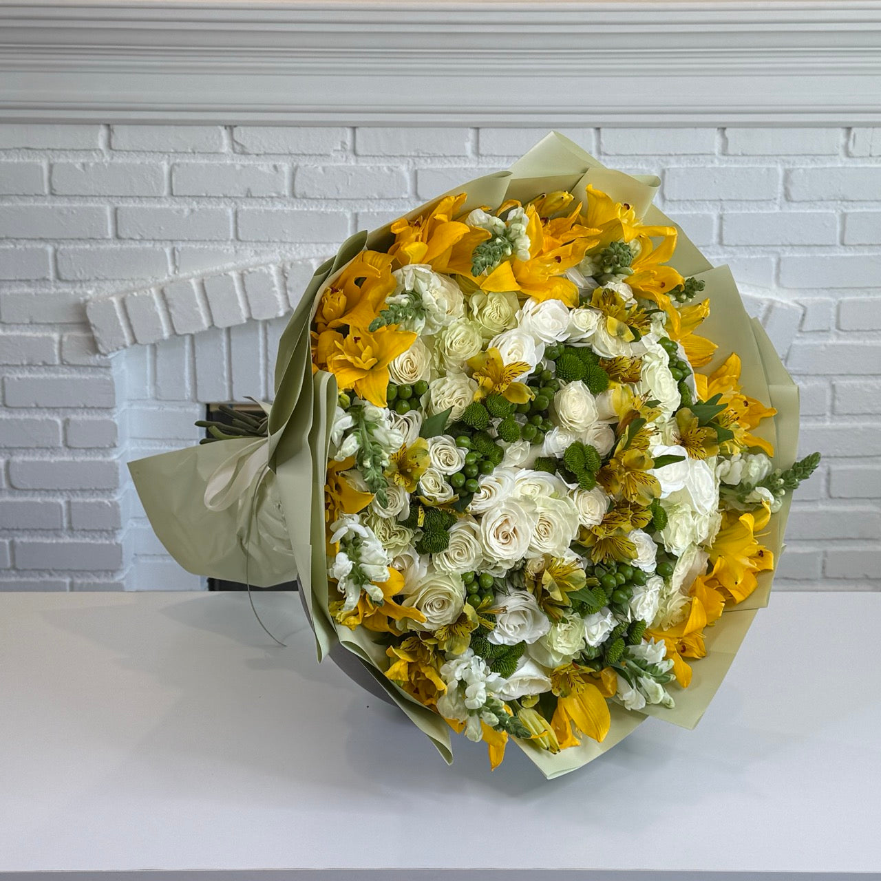 Golden Meadow Bloom Bouquet - FlowerStop LA