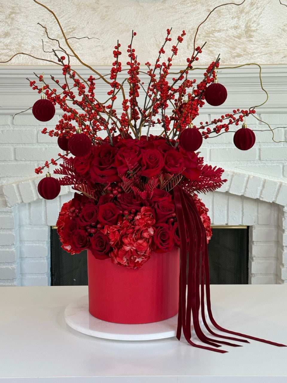 Scarlet Majesty Rose Box - FlowerStop LA