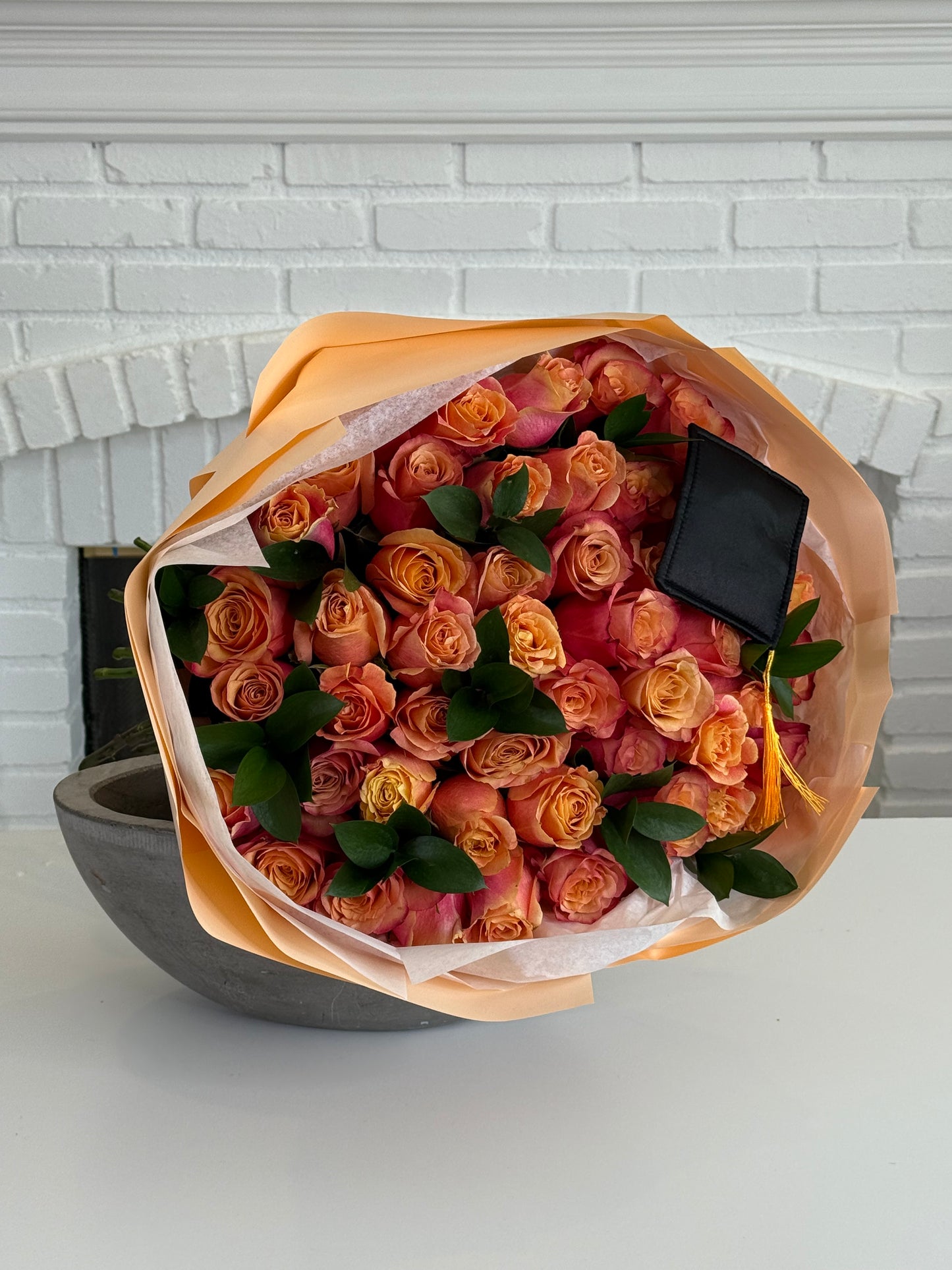 Sweet Apricot Bouquet - FlowerStop LA