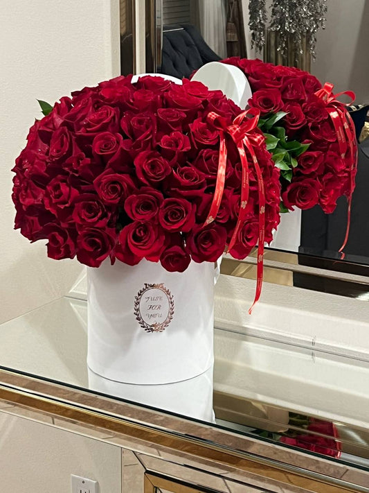 Timeless Red Rose Grandeur Box - FlowerStop LA