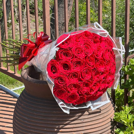 Classic Red Rose Dream Bouquet - FlowerStop LA
