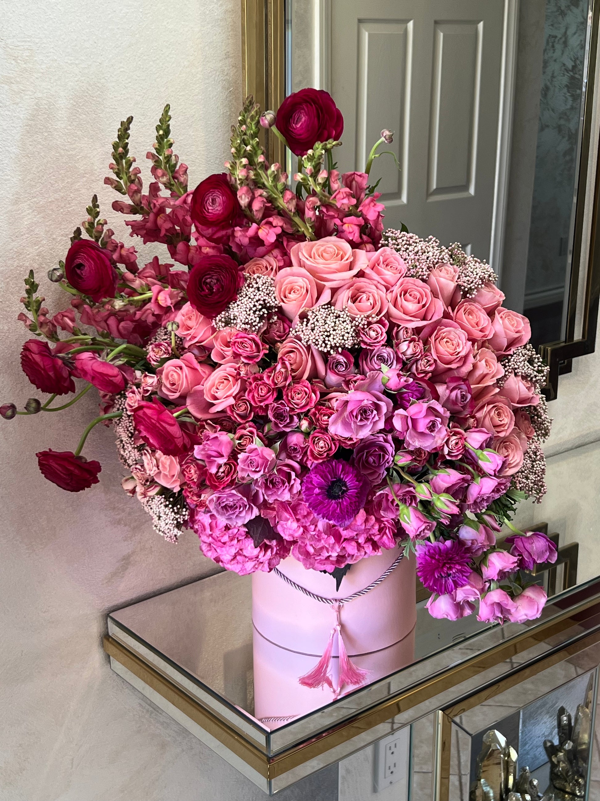 Whimsical Pink Butterfly Box - FlowerStop LA