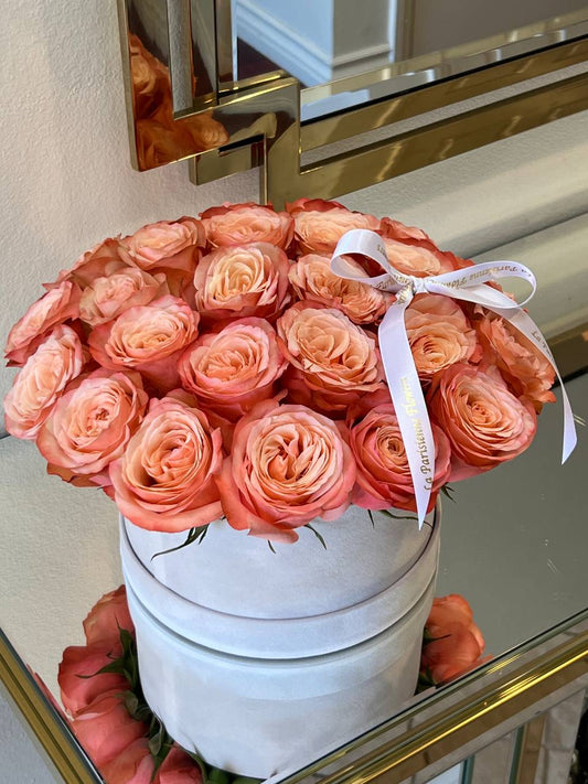 Sunset Bliss Rose Box - FlowerStop LA