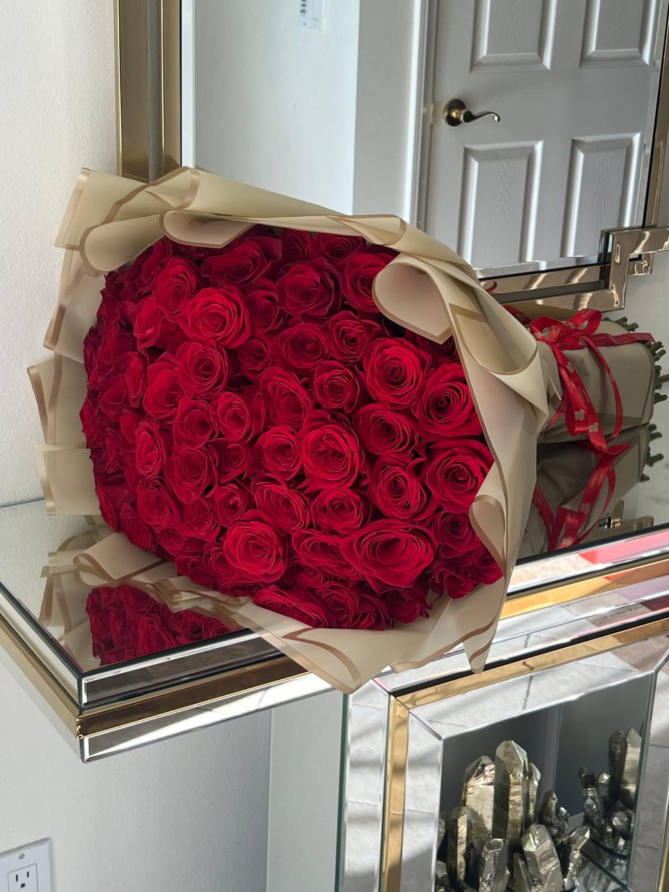 Grand Red Rose Elegance Bouquet - FlowerStop LA