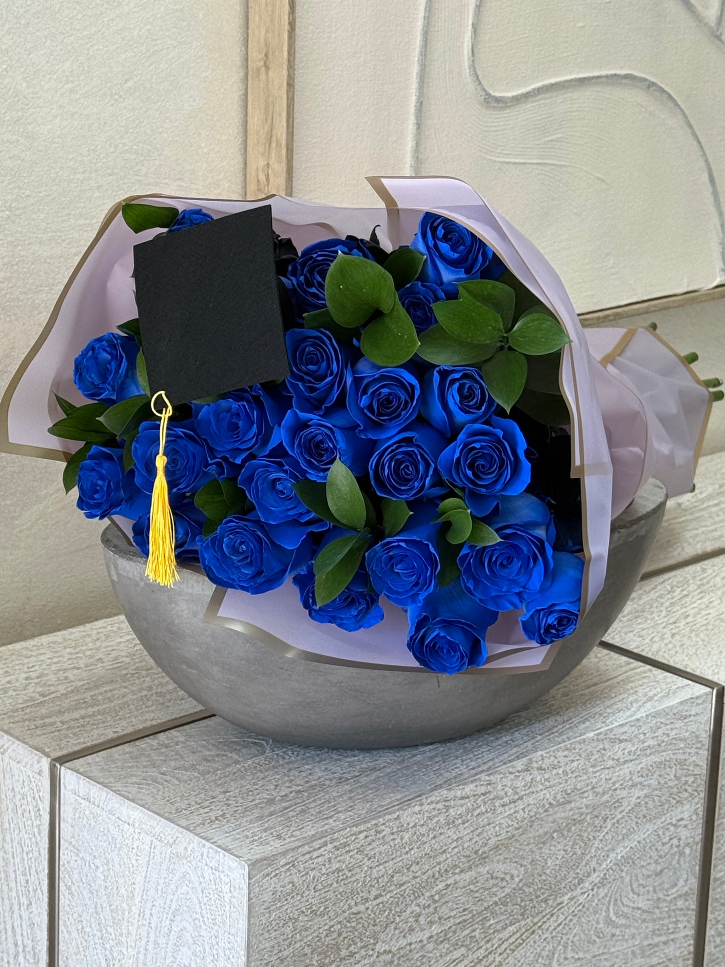 Blue Horizon Rose Bouquet - FlowerStop LA