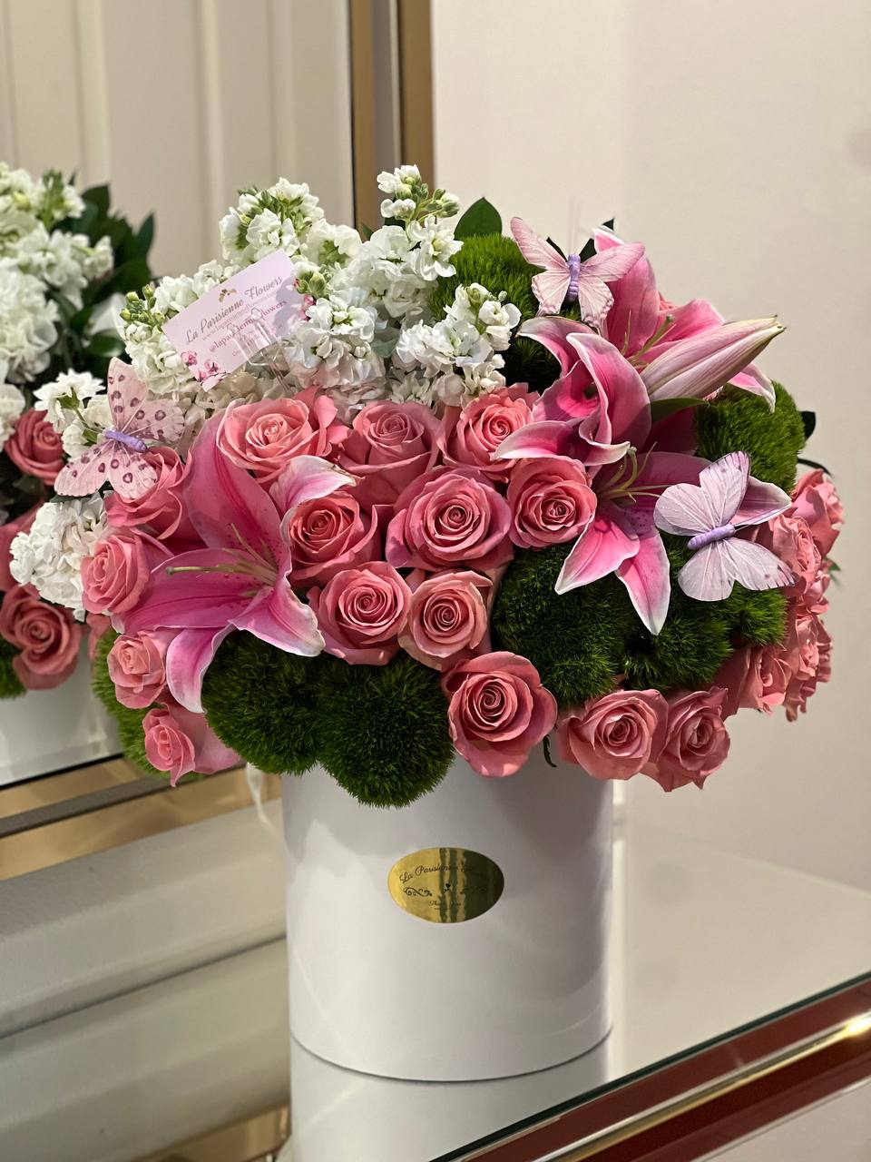 Pink Orchid Garden Box - FlowerStop LA