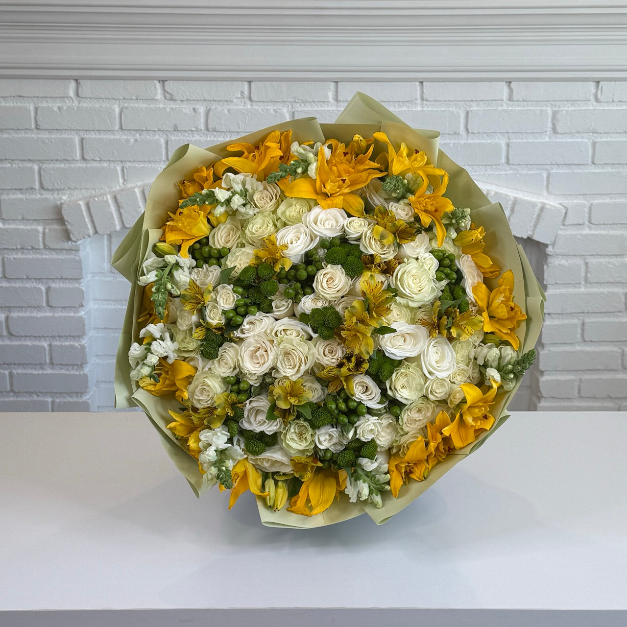 Golden Meadow Bloom Bouquet - FlowerStop LA