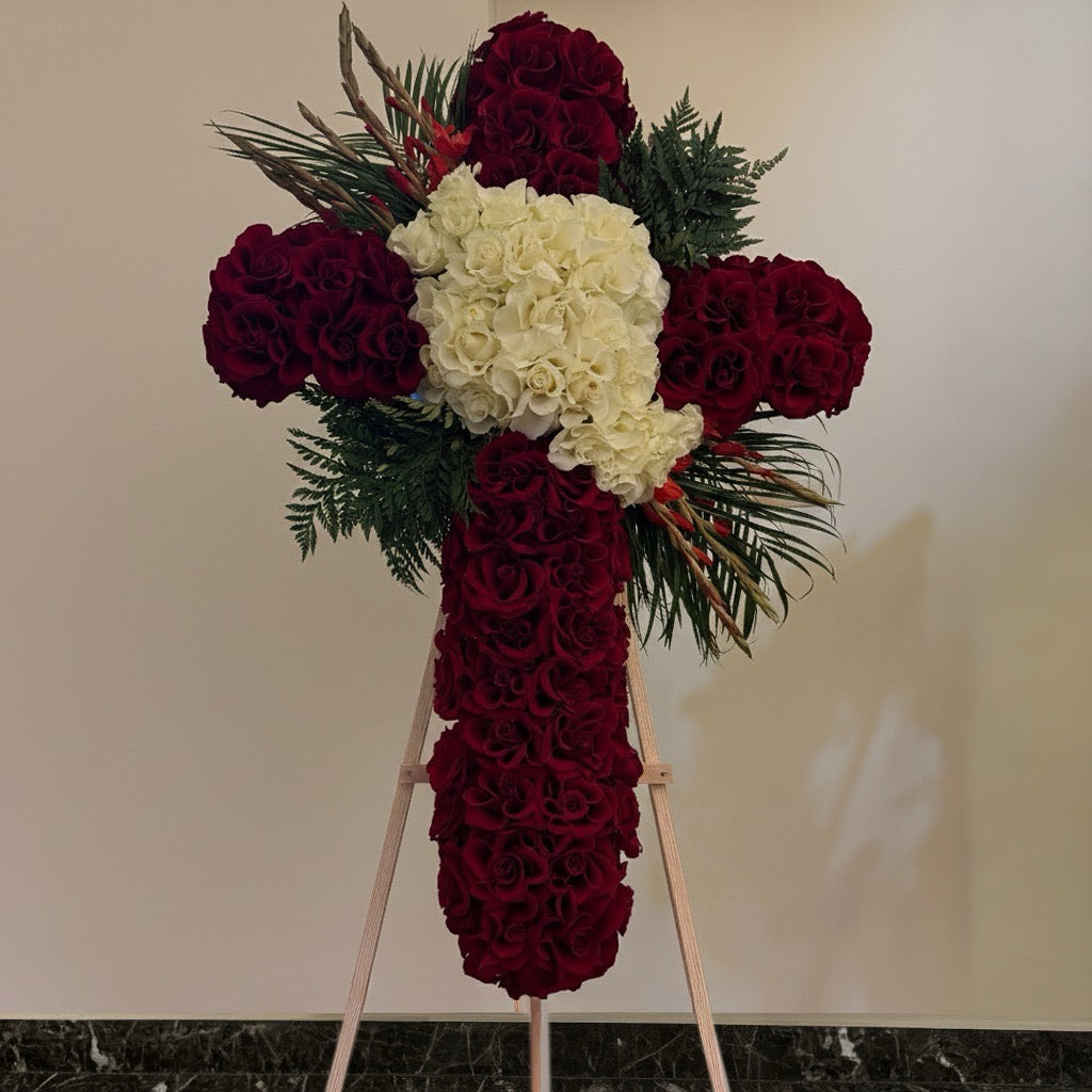 Heavenly Grace Sympathy Cross - FlowerStop LA