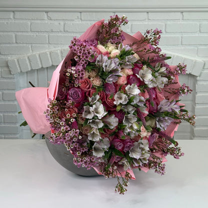 Petal Poetry Pink Arrangement - FlowerStop LA