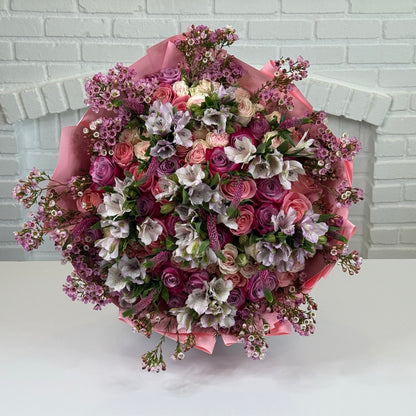 Petal Poetry Pink Arrangement - FlowerStop LA