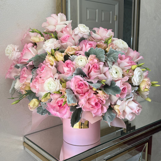 Pink Whisper Luxury Box - FlowerStop LA