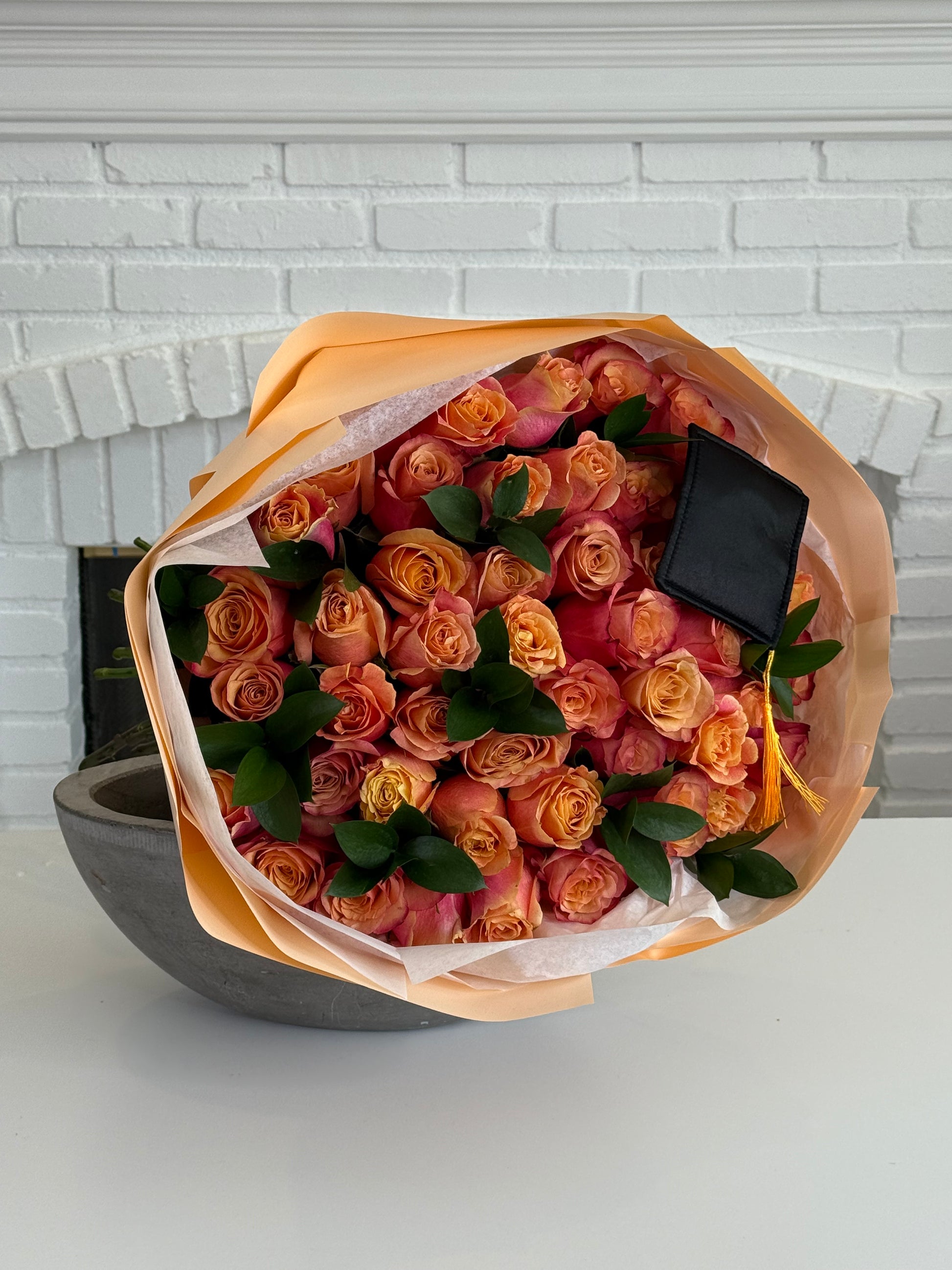 Sweet Apricot Bouquet - FlowerStop LA