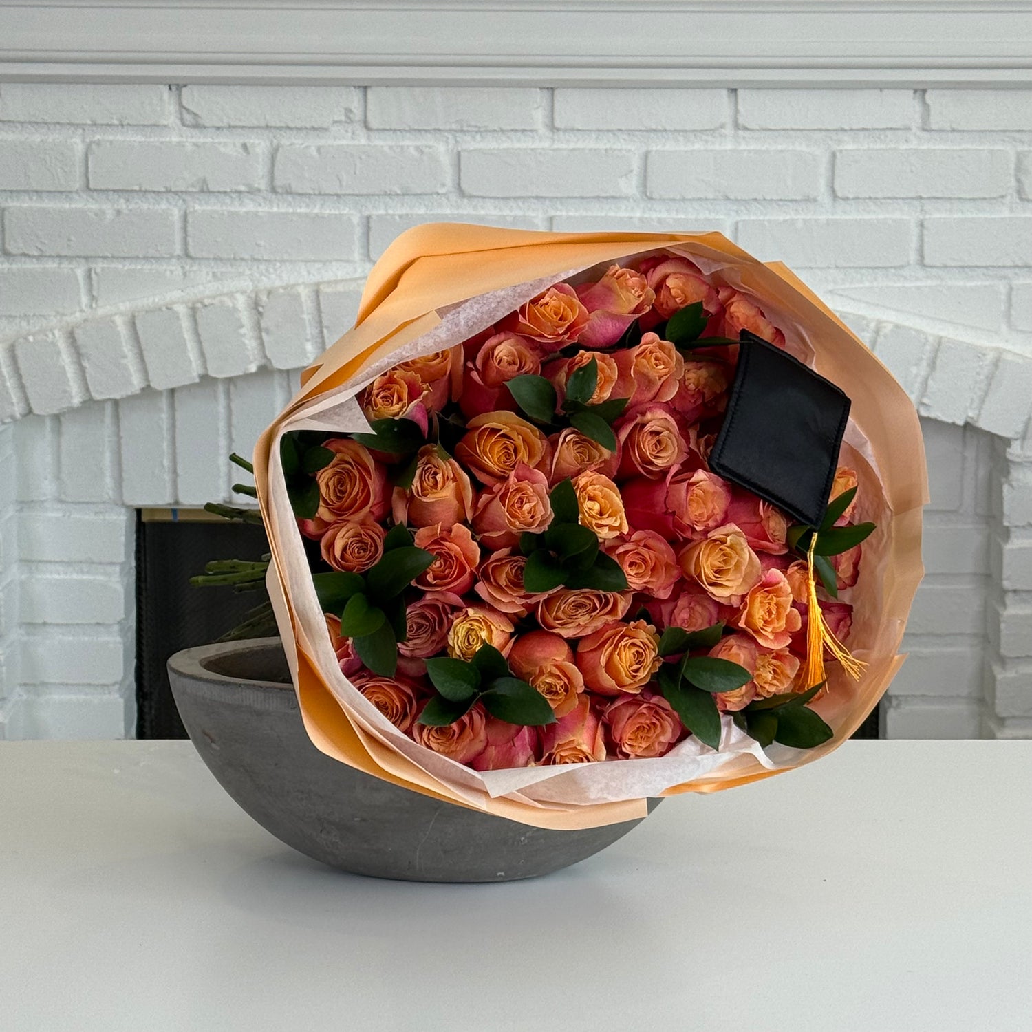 Sweet Apricot Bouquet - FlowerStop LA